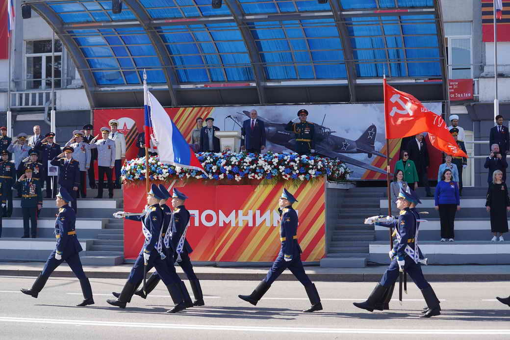 Губернатор КуZбасса Сергей Цивилев принял участие в торжественных мероприятиях в честь Дня Победы