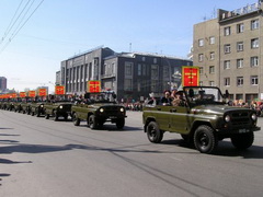 В Кемерово стартовал автопробег, посвящённый столетию Военно-воздушных сил