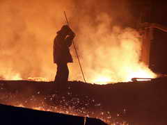 В январе на Гурьевском металлургическом заводе выплавлено 9,5 тыс. тонн мартеновской стали