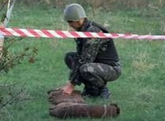 В Кузбассе полицейские проверили сообщение о найденном снаряде 