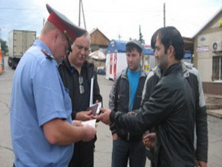 В Кемеровском районе полицейские выявили нелегальных мигрантов