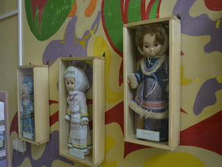 В детском саду «Мишутка» п.Зеленогорский Крапивинского района открыта необычная игрушечная выставка