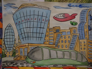Определились победители конкурса детских рисунков «Транспорт будущего»