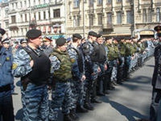 Бойцы и ветераны прокопьевского ОМОНа принимают поздравления с юбилеем подразделения 