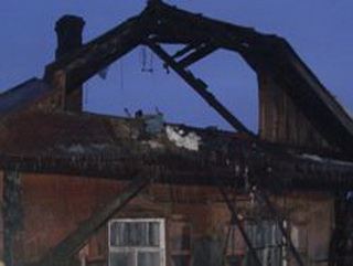 Возгорание частного дома в г. Прокопьевск