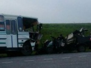 В Кузбассе произошло ДТП с участием пассажирского автобуса
