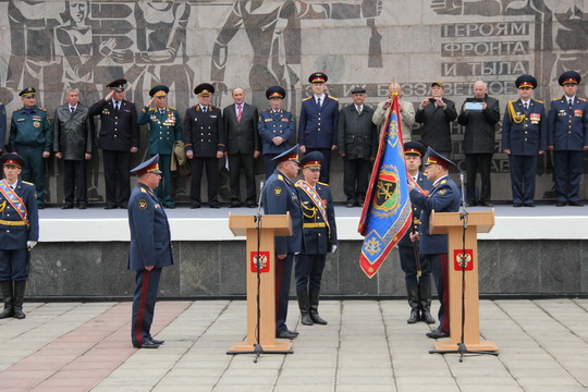 У Главного управления федеральной службы исполнения наказаний по Кемеровской области появилось свое знамя