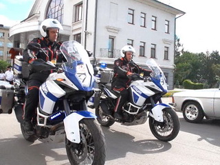 В Кузбассе приобретены два австрийских мотоцикла для ГИБДД 