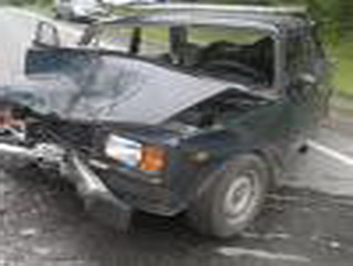В Новокузнецком районе в результате аварии погиб пассажир автомобиля
