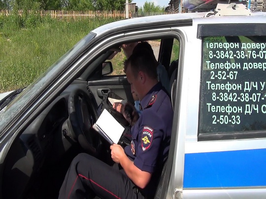 Сотрудники ГИБДД Кемеровского района проверили водителей на состояние опьянения
