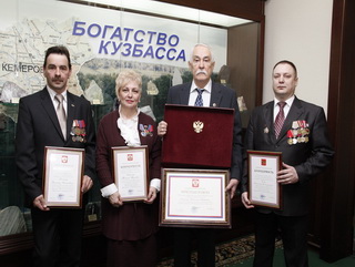 Активисты Кузбасской организации «Российского союза ветеранов Афганистана» (РСВА) получили государственные награды