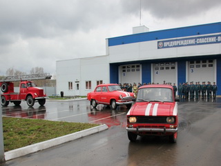 В Кузбассе стартовал автопробег  раритетной пожарной техники