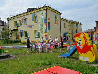 В Прокопьевске, столице областного Дня шахтера-2015, после капремонта заработали школа №3 и детский сад №107