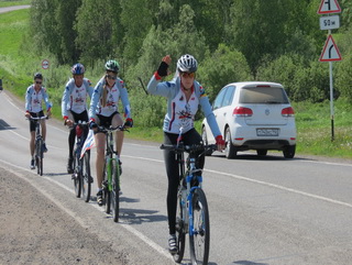 В Кузбасс прибыли участники велопробега Хабаровск – Волгоград