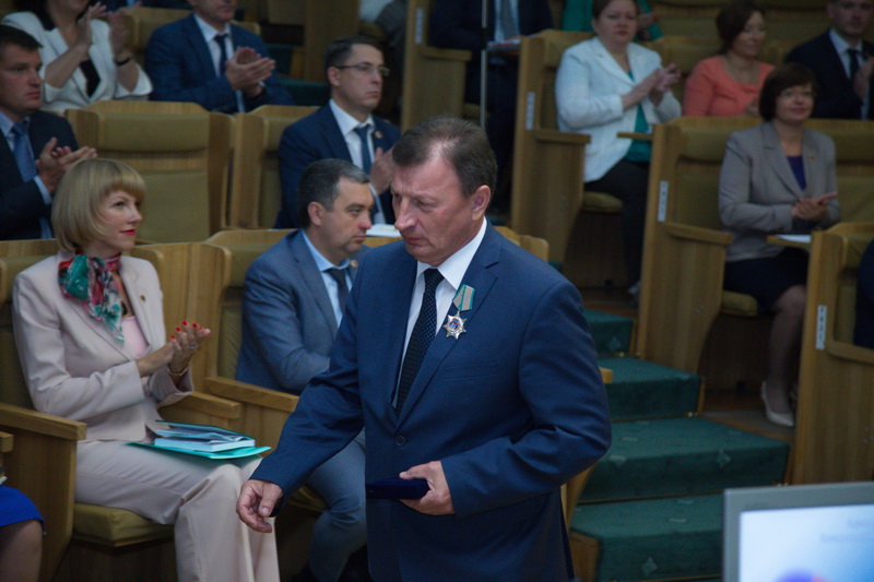 Виктор Ануфриев удостоен ордена «За доблестный шахтерский труд» III степени