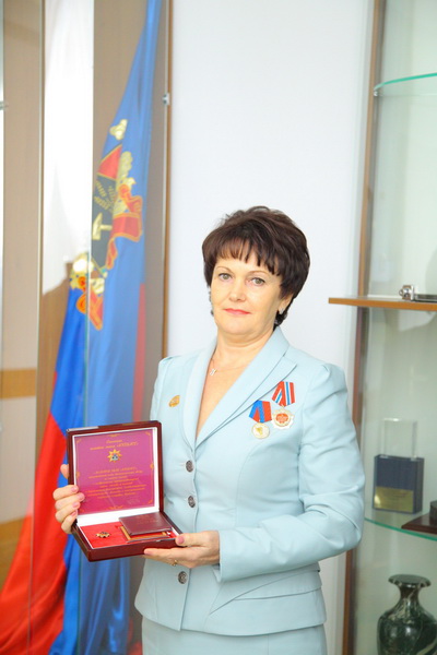 Ольга Лысых награждена почетным знаком «Золотой знак «Кузбасс»