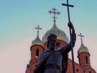 В день Крещения Руси в Кемерово освятили памятник святому равноапостольному князю Владимиру 
