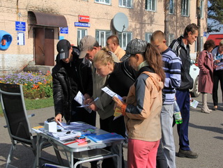 В ходе автопробега «Работа в Кузбассе!» консультацию получили более 140 жителей Прокопьевского района