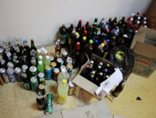 В Кемерово полицейские изъяли из незаконного оборота более тонны алкогольного фальсификата