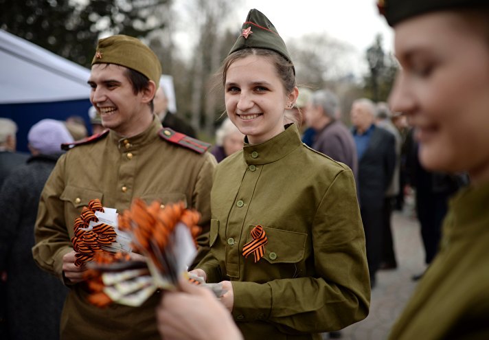 Волонтеры раздадут кузбассовцам «георгиевские ленточки»