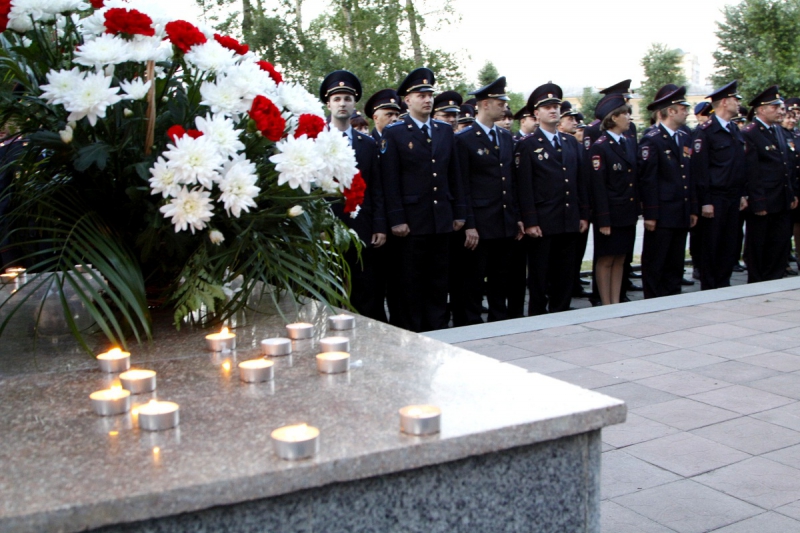 Кузбасские полицейские отдали дань памяти погибшим солдатам Великой Отечественной войны