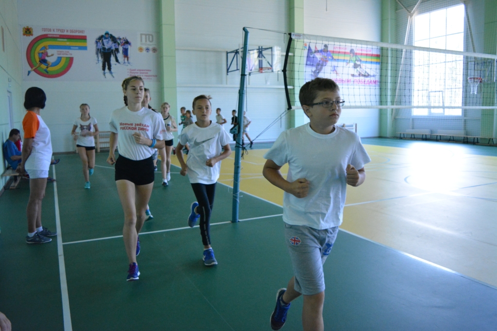 Проходят учебно-тренировочные сборы победителей регионального этапа всероссийских спортивных игр школьников