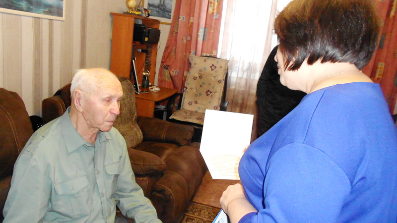 Участнику ВОВ из Новокузнецка Анатолию Кораблеву исполнилось 95 лет со дня рождения