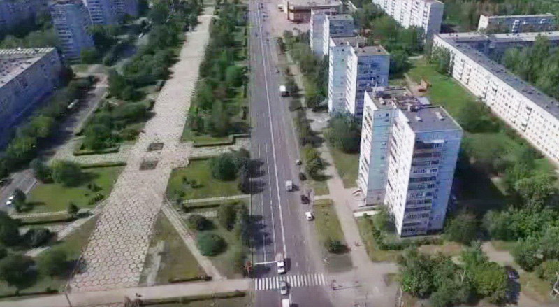 Ремонт по проекту «Безопасные и качественные дороги» сняли с высоты птичьего полёта в Кемерово