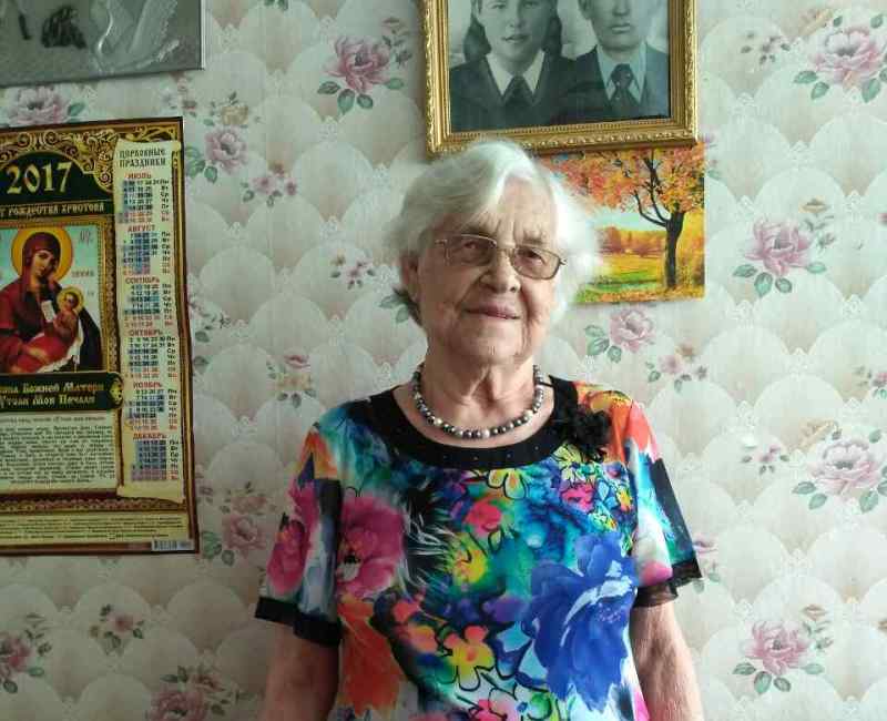 Нине Маслодудовой из Мысков исполнилось 90 лет
