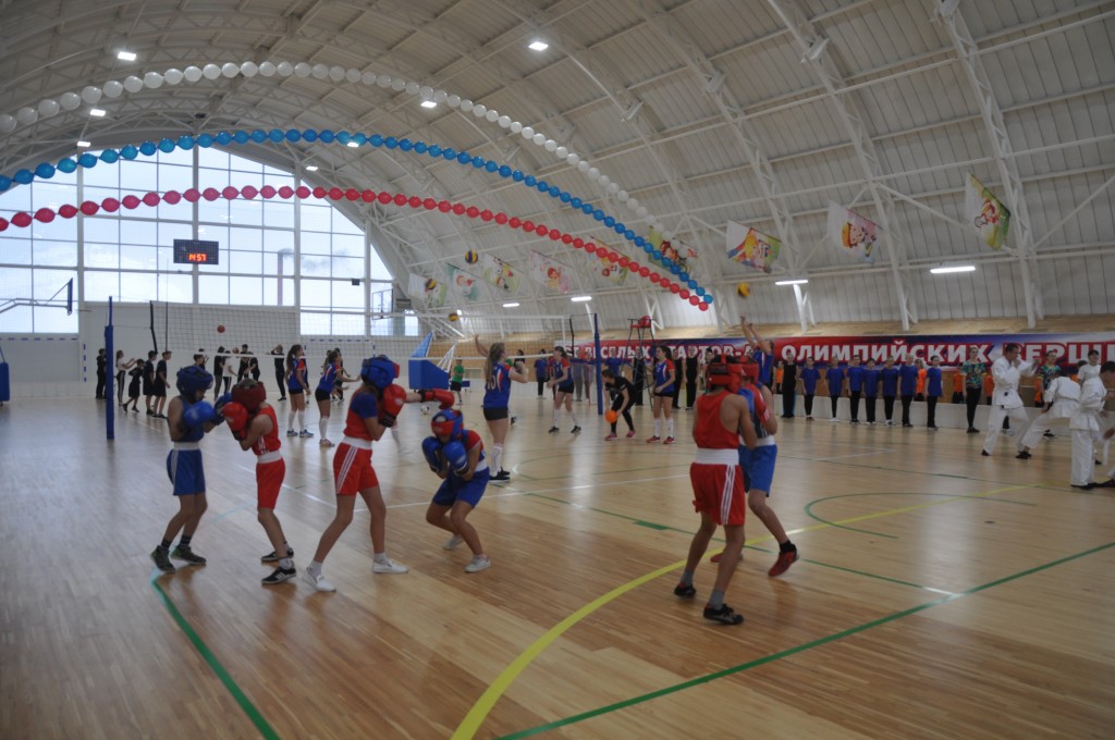 Игровой спортивный зал построен с нуля в Прокопьевском районе