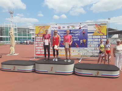 Новокузнечанка стала бронзовым призером чемпионата страны по легкой атлетике