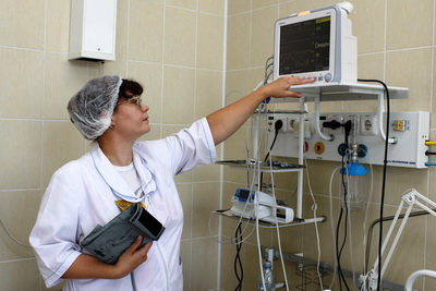 Новые прикроватные мониторы поступили в отделение кардиологии Новокузнецкой горбольницы № 1