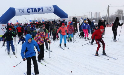 Новая лыжная трасса открыта на Притомском проспекте в Кемерово