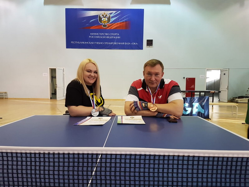 Кузбассовцы с нарушением ОДА успешно выступили на чемпионате России по настольному теннису