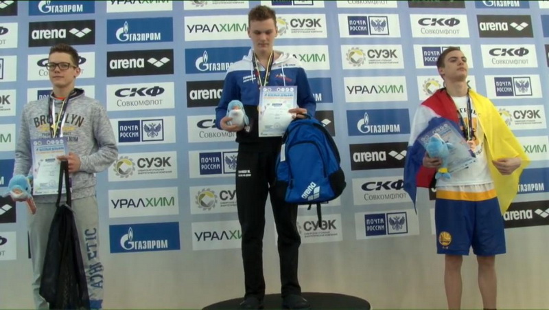 Роман Хуторной – призер Всероссийских соревнований по плаванию