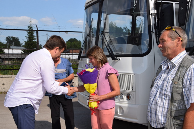 В Гурьевском районе в рейс вышли 4 новых автобуса марки ПАЗ