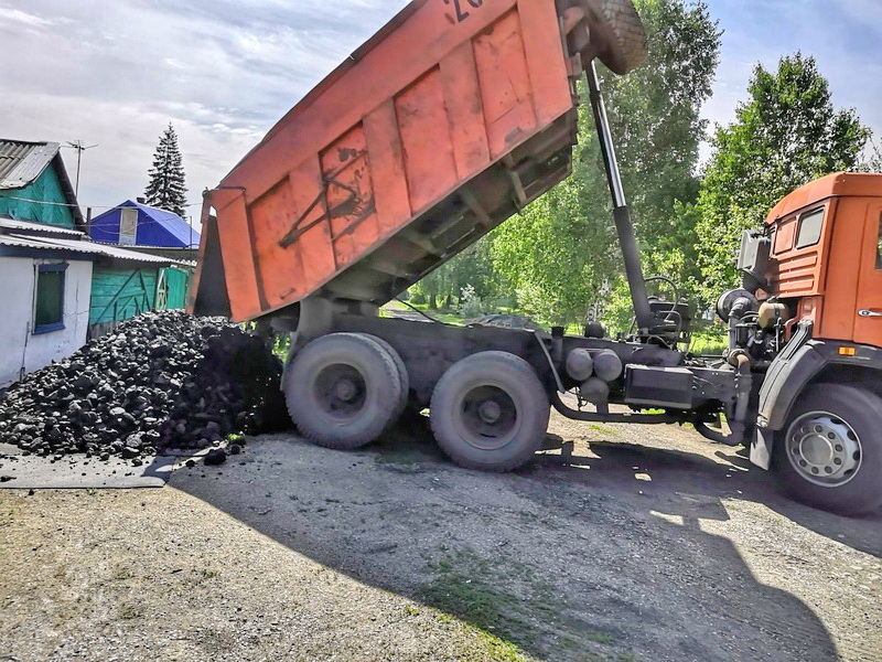 Благотворительный уголь получат жители Ижморского, Мариинского и Юргинского районов