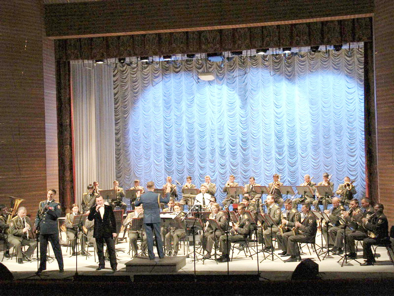 Впервые Кузбасс посетил образцово-показательный оркестр Росгвардии