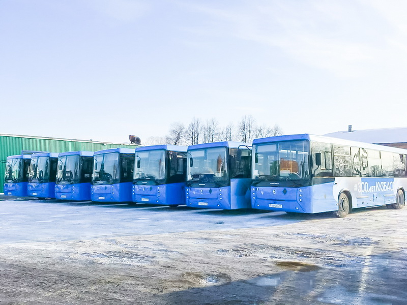 В Кузбасс поступили семь автобусов 