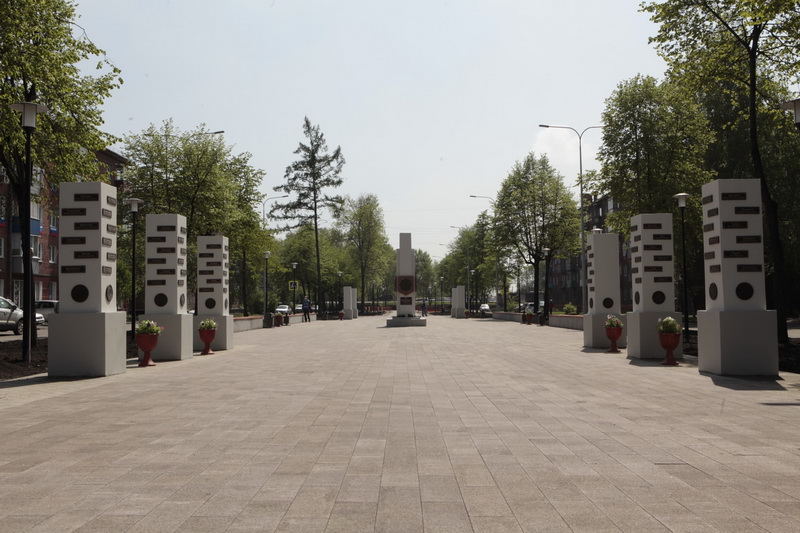 Сквер трудовой доблести и боевой славы открыт в Новокузнецке 