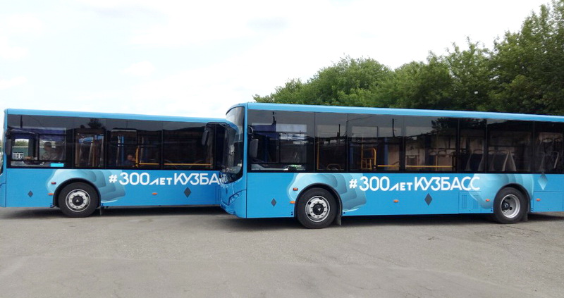 Современные автобусы продолжают поступать в Кузбасс 