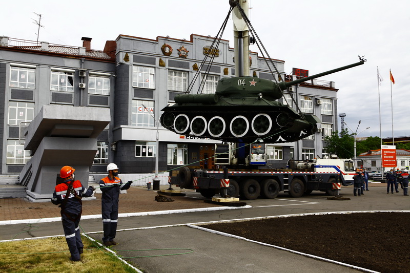 Легендарный танк Т-34 в Новокузнецке станет участником городского парада Победы