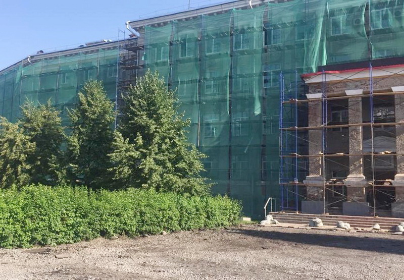 В Новокузнецке капитально ремонтируют строительный колледж 