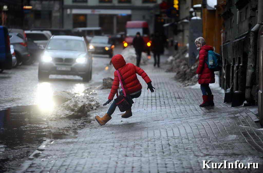 05 ноября в Кузбассе прогнозируется потепление на дорогах гололедица