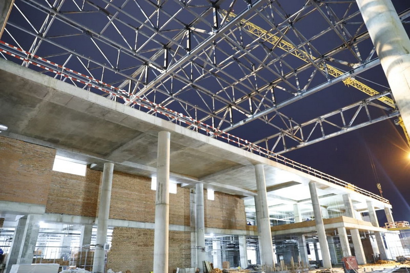Более 50% строительных работ завершено в новом терминале аэропорта Кемерова