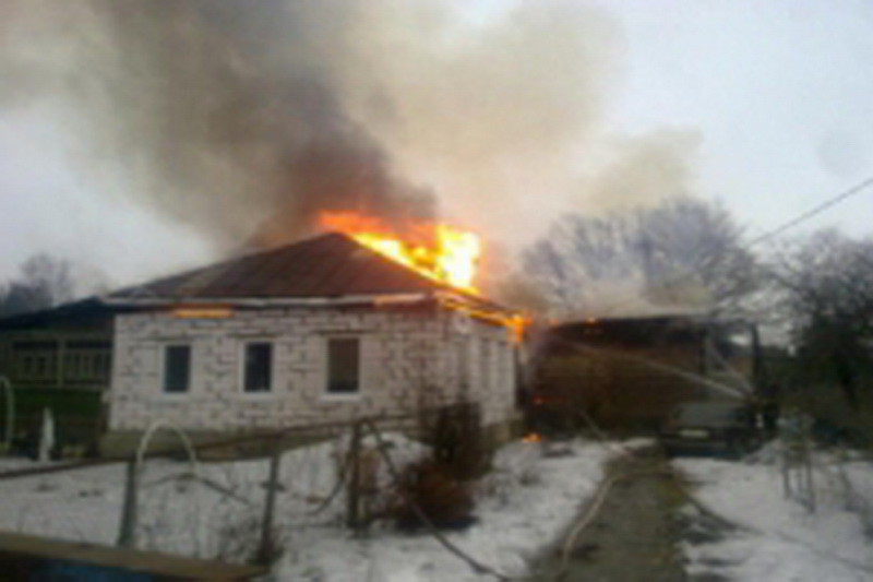 При пожаре погибли двое жителей города Мыски