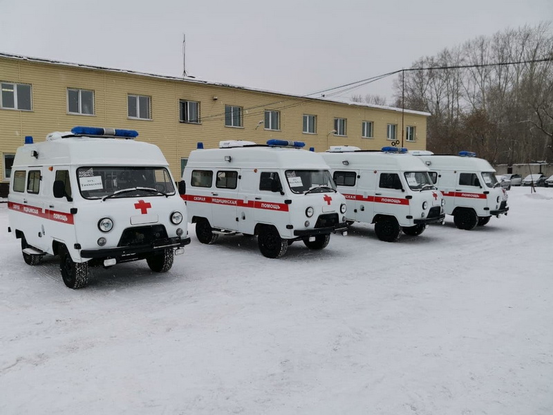 В Кузбасс поступили 10 новых автомобилей скорой помощи
