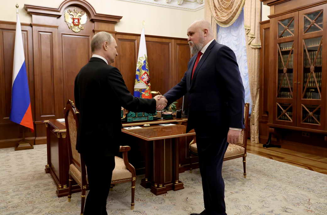 Владимир Путин и губернатор КуZбасса обсудили развитие Шерегеша