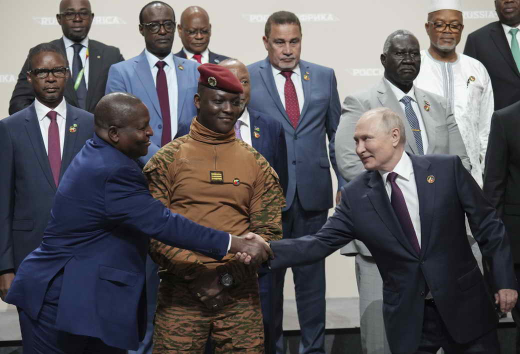 Кремль опубликовал совместное заявление Путина и лидеров миссии Африки по Украине