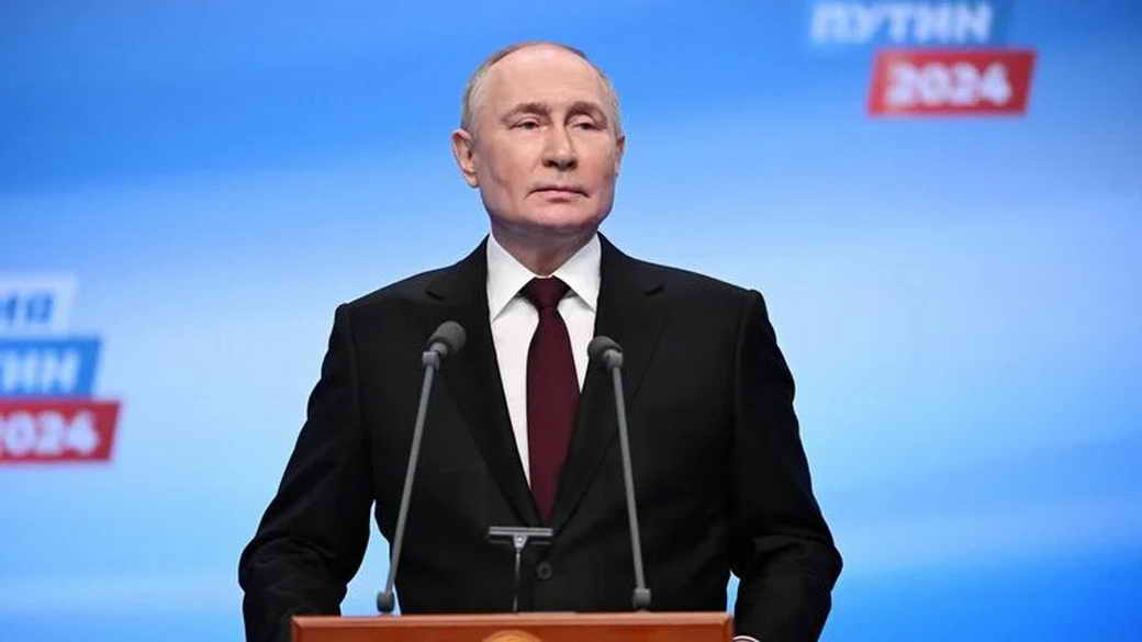 Путин набирает 87,31 процента голосов на выборах президента